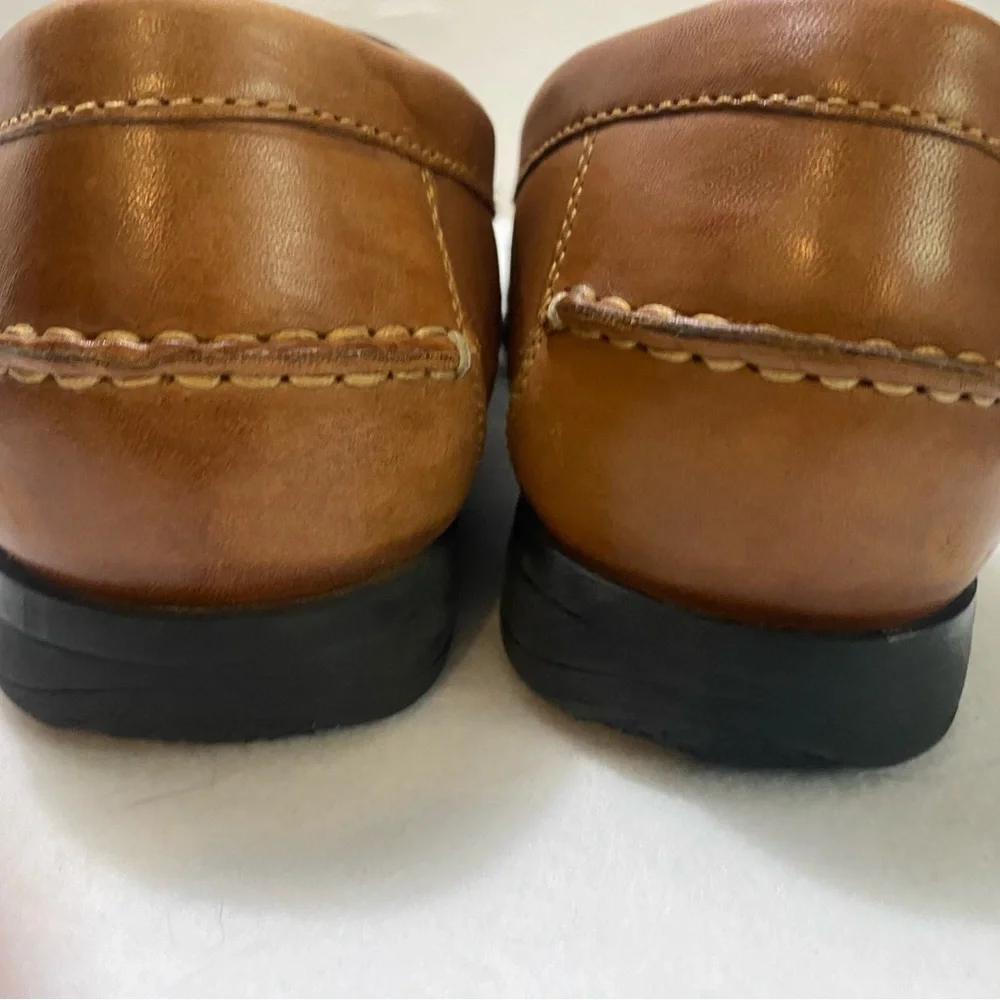 Nunn Bush Men's Tan Leather‎ Loafers Slip-Ons Size 9.5 Memory Foam